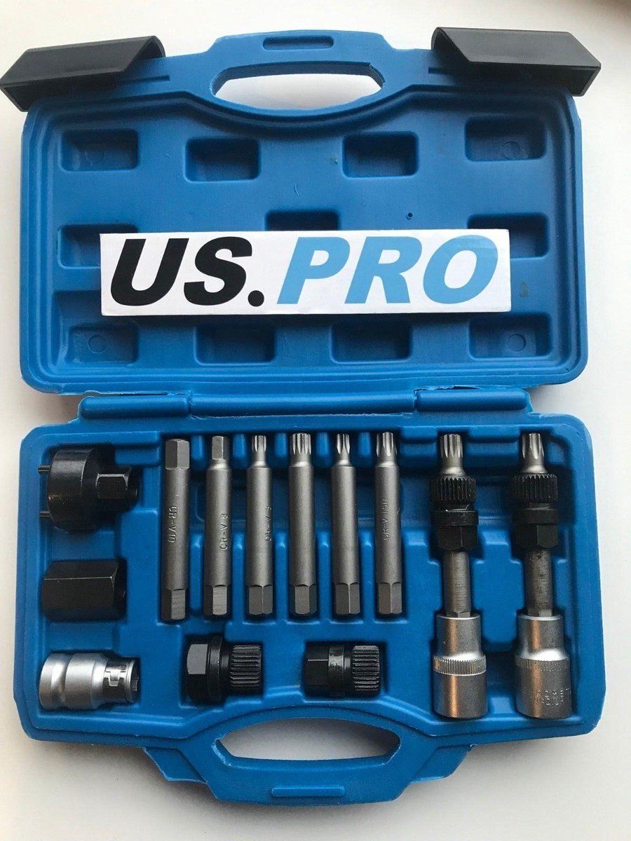 US.PRO tools by Bergen Dynamo doppenset 13-delig - 5060599861241