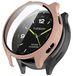 Xiaomi Coque en plastique pour montre connectée + verre dur protecteur, rose