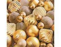 Partyrama Servetten, goud/rood
