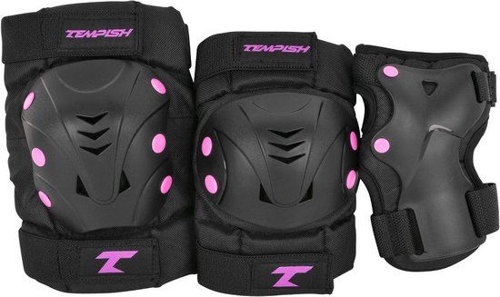 Tempish Beschermset Taky Dames Zwart/roze Maat L