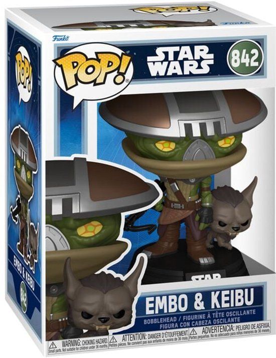 Funko Star Wars The Mandalorian Embo & Keibu Funko Pop! Vinylfiguur