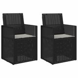 vidaXL Tuinstoelen - 2 st - Anthraciet en Lichtgrijs - PP