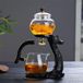 Merkloos Theepot Set met Magnetische Bodem - Glazen Thee Set voor Thuis - Keuken Decoratie met Output Interface