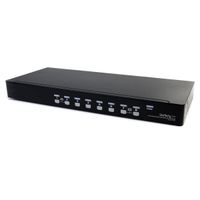 StarTech.com Commutateur KVM USB VGA 8 ports pour montage en rack avec audio