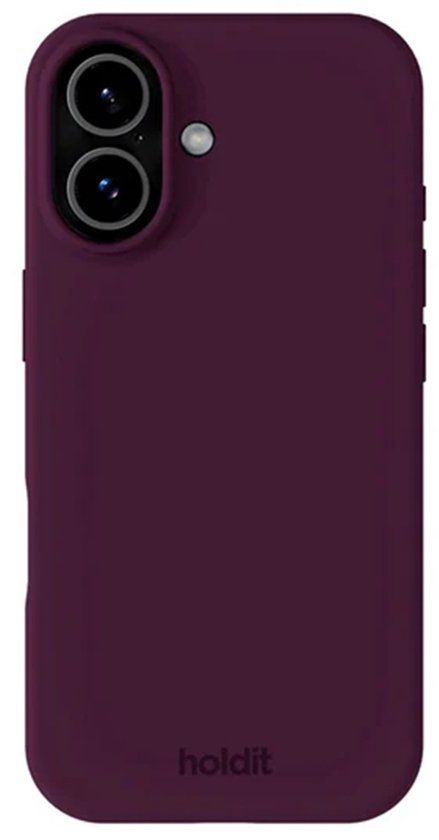 Holdit Silicone Case geschikt voor Apple iPhone 17 - Deep Plum