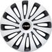 Simoni Racing SEP/17 Wieldoppen, 17 inch, zilver en zwart, 4-delige set