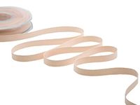 Furlanis - Poly katoen, mat poly-katoenen lint voor geschenkverpakkingen, decoraties, gastgeschenken - poederroze, 10 mm x 25 m