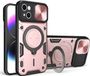 Techsuit Hoesje geschikt voor Apple iPhone 16 Plus - CamGuard Pro Back Cover - Roségoud
