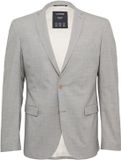 s.Oliver BLACK LABEL s.Oliver S.OPURE Geruit Colbert Lichtgrijs Heren 48