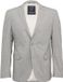 s.Oliver BLACK LABEL s.Oliver S.OPURE Geruit Colbert Lichtgrijs Heren 48