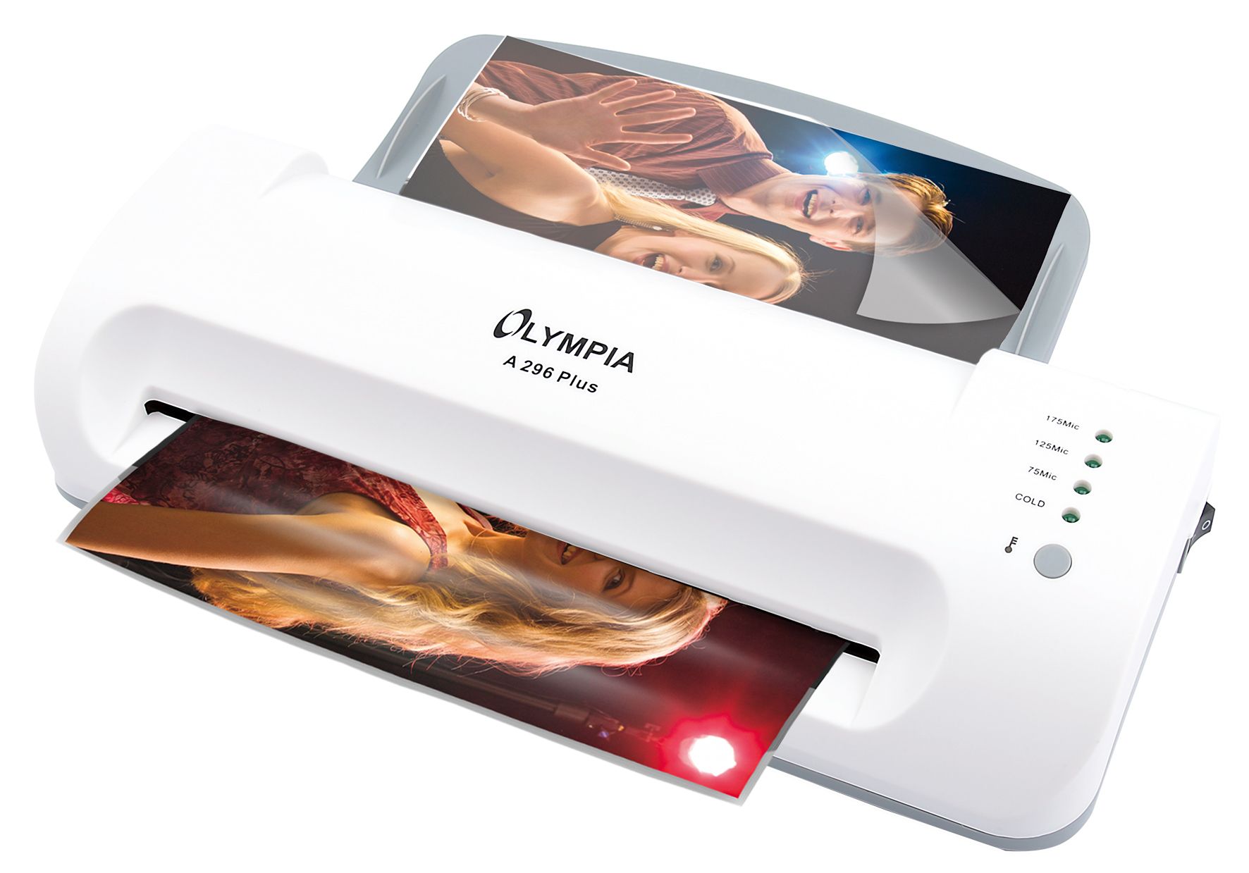Olympia A296 Plus A4 Lamineerapparaat - 300 mm/min - Zilver/Wit