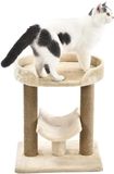 Merkloos / Sans marque Platform Cat Tree - 1 Piece 45.7 x 35.5 x 56 cm Beige