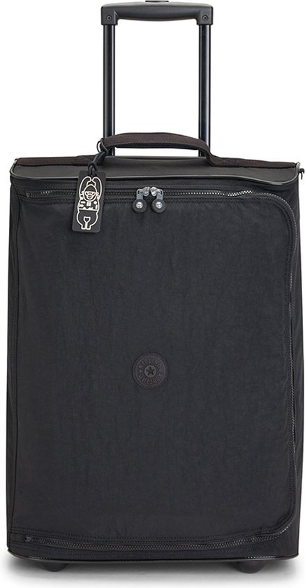 Kipling Teagan C, Extra klein cabine Maat Duffle op wielen, 55cm, 33 L, Zwart Zwart, Zwarte Noir, Eén maat, TEAGAN C