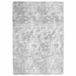 vidaXL Hoogpolig vloerkleed NAVARRA 160x230 cm polyester zilvergrijs