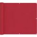 Vidaxl Écran de balcon rectangulaire 100 x 1000 cm tissu Oxford rouge