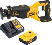 DeWalt DCS 382 P1 accu reciprozaag sabelszaag 18 V borstelloos + 1x accu 5,0 Ah + oplader