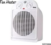 DSP KD3006 Elektrische Kachel Ventilatorkachel 2000W Wit