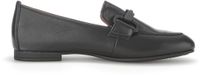 Gabor - Dames - Loafers - Zwart - Leer - Maat 40.5