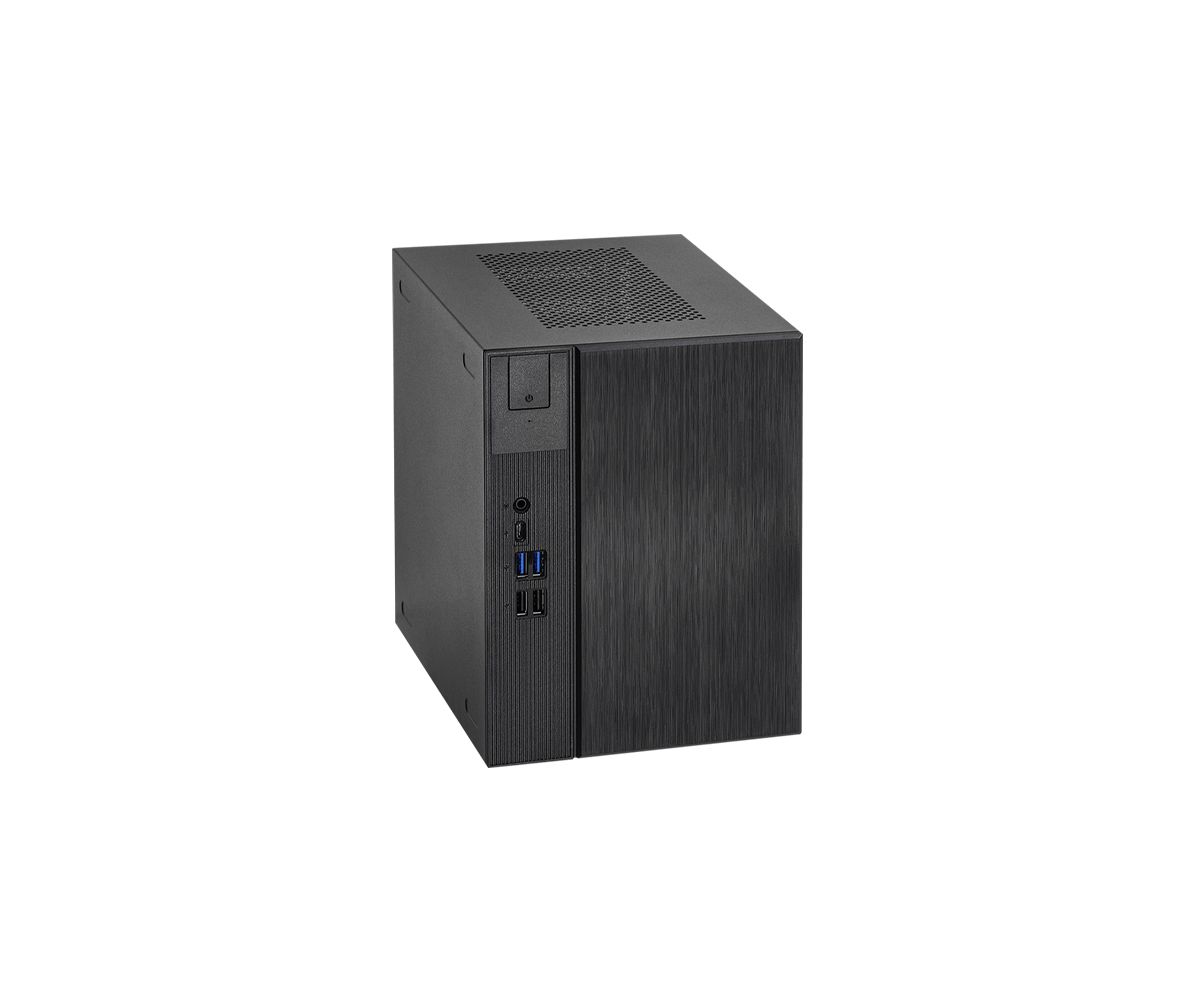 ASRock DeskMeet X300 - Barebone PC - Zwart - AMD X300 - Socket AM4