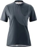 Gonso Adventure Halfzip Korte Mouw Wielertrui Gris 36 Vrouw