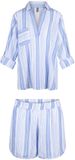LingaDore Shortama set Blauwe Streep Dames XL Katoen