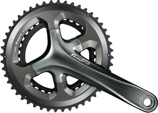Shimano Crankstel 2x10 Versnellingen 172,5 mm 52-36T Zwart