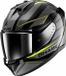 Shark D-Skwal 3 Slizer Integraalhelm Zwart/Grijs/Geel Maat XL