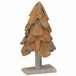 vidaXL Kerstboom Bruin 61 cm Massief Teakhout