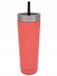 Contigo Luxe Tumbler 720ml Thermobeker met Rietje - Koraal