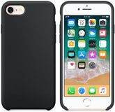 Apple iPhone 8 / 7 Silicone Case Cover Hoes Zwart