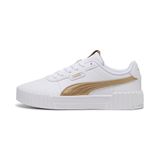 PUMA Carina 3.0 Metallic Glam sneakers voor Dames, Roze/Wit/Bruin, Maat 39