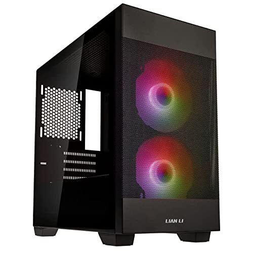 Lian Li LANCOOL 205M Mesh Micro-ATX-Gehäuse, Tempered Glass - schwarz