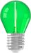 Calex 10x Lampe à bougie LED E27 Verte | 0.5-1W 14Lm | 220-240V G45