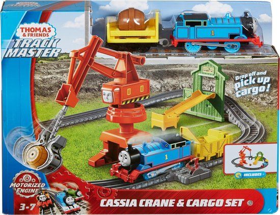 Fisher-Price Thomas & Friends Trackmaster - Cassie Crane & Cargo Set