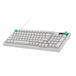 Logitech G316 X 98 gamingtoetsenbord, rapportfrequentie van 8 kHz, hot-swappable tactiele schakelaars, gasket-montage, LED-dotmatrixdisplay en draaiknop