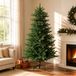 vidaXL Sapin de Noël artificiel 240 cm PVC et Métal Vert