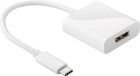 Allteq - USB C naar DisplayPort adapter - 0.2 meter