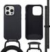 imoshion Color Backcover met afneembaar koord met MagSafe voor de Apple iPhone 14 Pro - Zwart