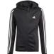 adidas Kinder sweatshirt met capuchon en ritssluiting Designed To Move 3-Bandes