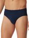 SCHIESSER Cotton Casuals slip (1-pack) - heren minislip donkerblauw met patroon