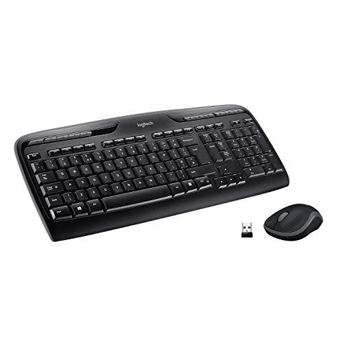 Logitech Wireless Combo MK330 Toetsenbord en Muis Zwart QWERTY Engels