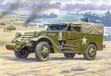 Zvezda Modelbouwpakket Militaire voertuigen - 3581 WWII M-3 Armored Scout Car - with Canvas Plastic - 1:35 - Modelbouw