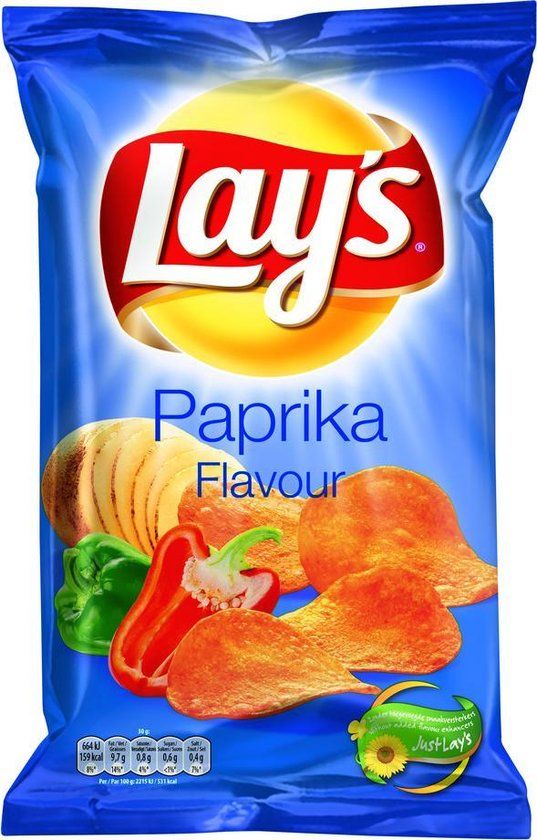 Lay's Paprika Chips - 8 x 175g