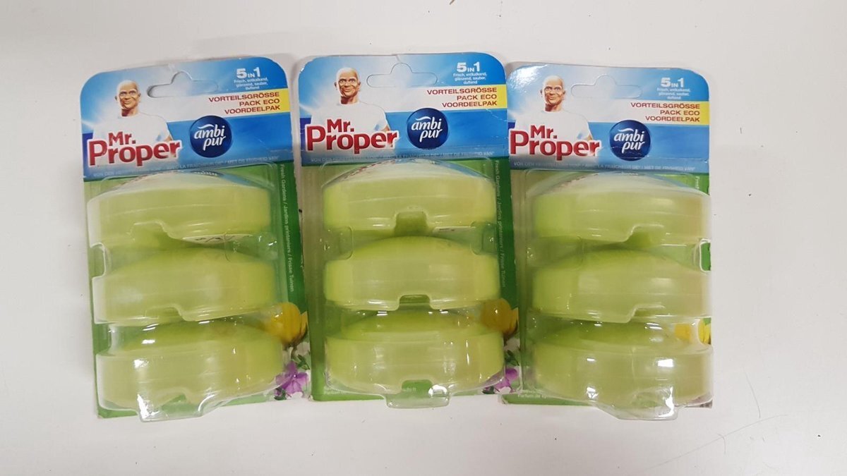 Mr-Proper Mr. Proper/Ambipur - Voordeelpak - 3 x 3 stuks