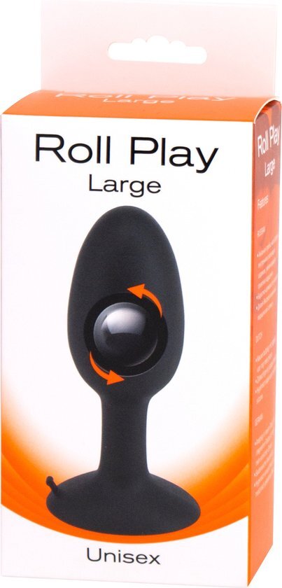 Seven Creations - Roll Play Large - Anal Toys Buttplugs Zwart