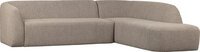 BePureHome Sloping Corner Sofa Right - Polyester - Natural - 274x87x77cm