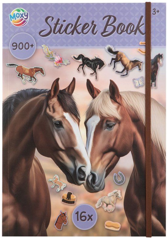 Top1Toys Bol Stickerboek - A4 - Horse Collection - 900+ Stickers
