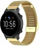 By Qubix - Milanese bandje met klemsluiting - Goud - Geschikt voor Huawei Watch GT 4 / GT 5 (41mm) & GT 5 Pro (42mm)