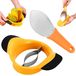 Mango Coupeuse avec lame en acier inoxydable et support de fruits