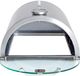 Allgrill Pizzaboxx rond en acier inoxydable Embout à pizza pour grills à gaz avec plaque de cuisson latérale